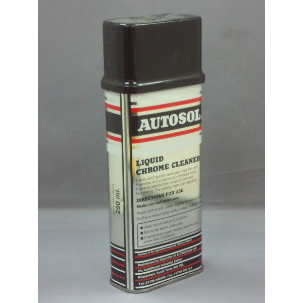 Solvol Autosol Chrome Cleaner Liquid 250ml Single